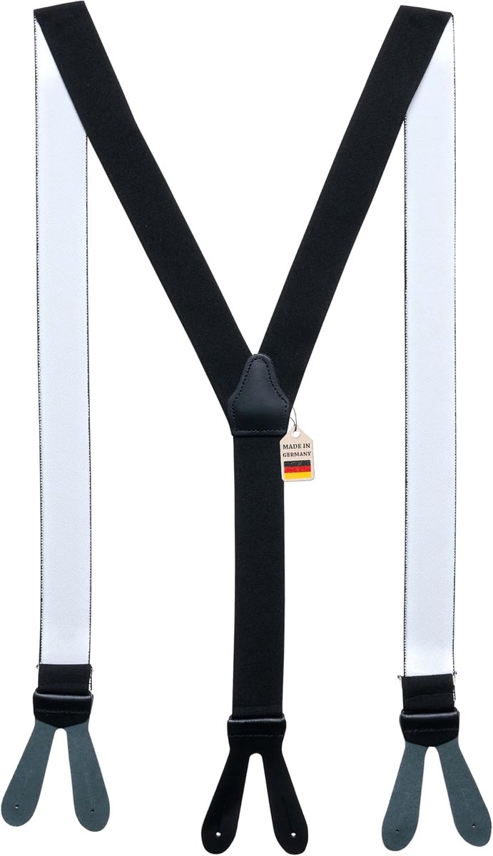 Braces 3,5 cm - X-vorm met knoopsluiting - Verstelbaar voor mannen en vrouwen - Perfect voor kostuums - ShopVlot