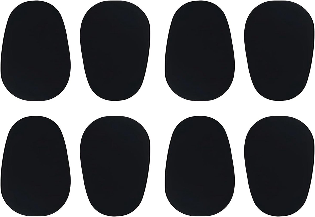 Silicone nozzle pads 0.5 mm - zwart - zelfklevend - bescherming voor muzikanten - ShopVlot