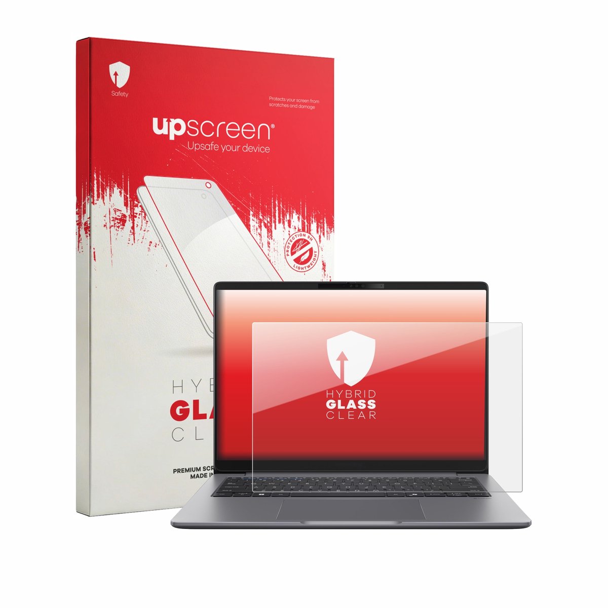 upscreen - Screenprotector voor ASUS ExpertBook PM3 - Folie Beschermfolie Beschermglas transparant