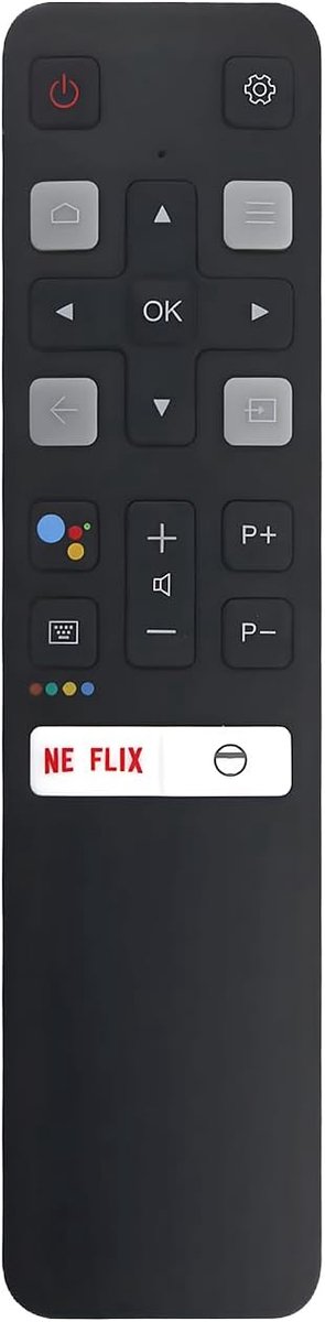 Afstandsbediening RC802V FUR7 - Infrarood - Eenvoudig in gebruik - Voor TCL TV - ShopVlot