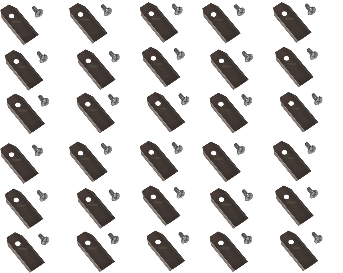 Roestvrijstalen mes van 30 x 4,3 cm voor de robotmaaier Herkules G-Froce, Telsing 1000, 1500 en 2000