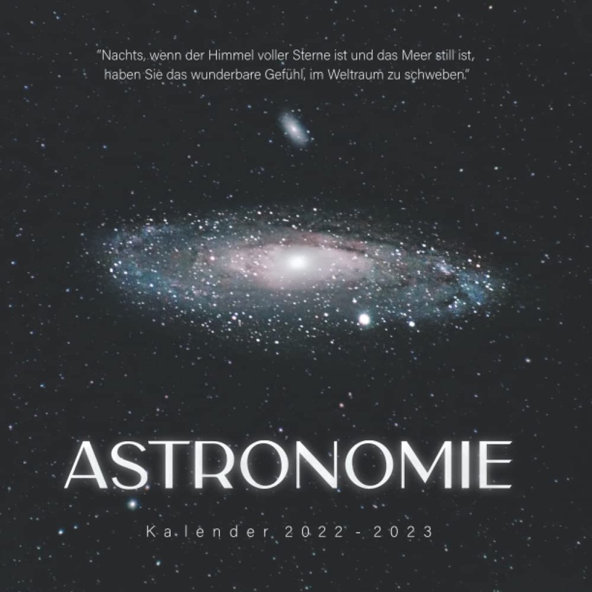Astronomie kalender 2022 2023 - 8.5x8.5 inch - Wandkalender - Ontdek de sterrenhemel - SnelShoppen