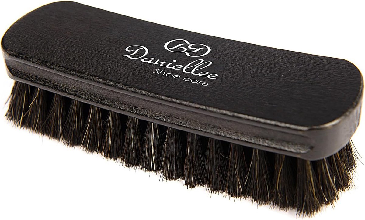 Schoenborstel - Polijstborstel - 100% Paardenhaar - Voor het verzorgen van schoenen - SnelShoppen