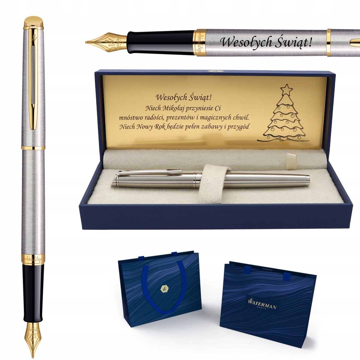 Waterman Hémisphère Vulpen met gravure - Luxe kerstcadeau