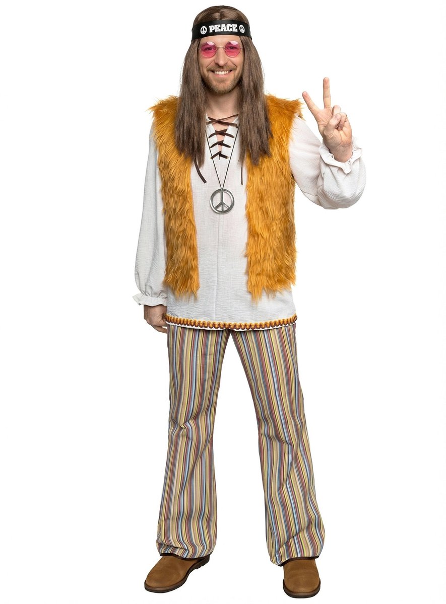 Hippie kostuum man