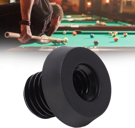 Bumper, Aluminium en Rubber Biljartkeu Rubber Bumper Pool Keu Blok Butt Aangesloten Extension Accessoires — afbeelding 5
