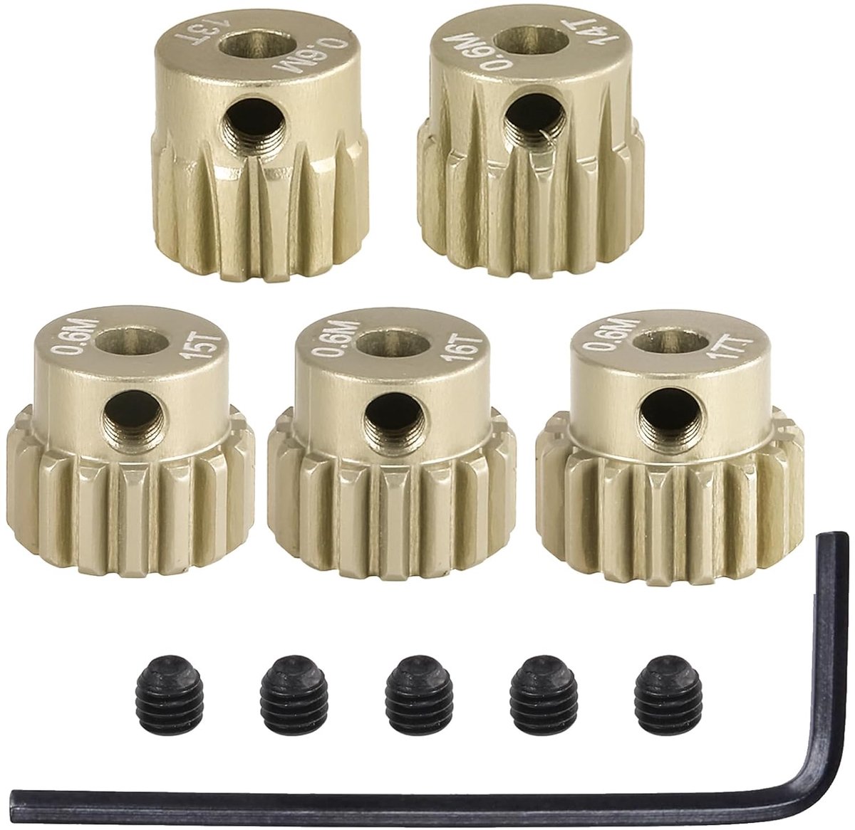 M0.6 (3,175 mm) 13D, 14D, 15D, 16D, 17D voor geborstelde en borstelloze motor van RC auto 1/10