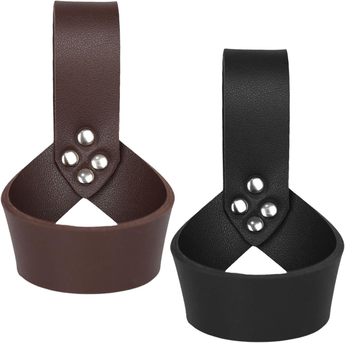 2 stuks gordelstandaard, breed zwaardgordel, piratengordel, zwaardgordelstandaard, verstelbare leren zwaardschede, retro zwaardgespen gordelstandaard, geschikt voor kostuumfeesten, Halloween enz.