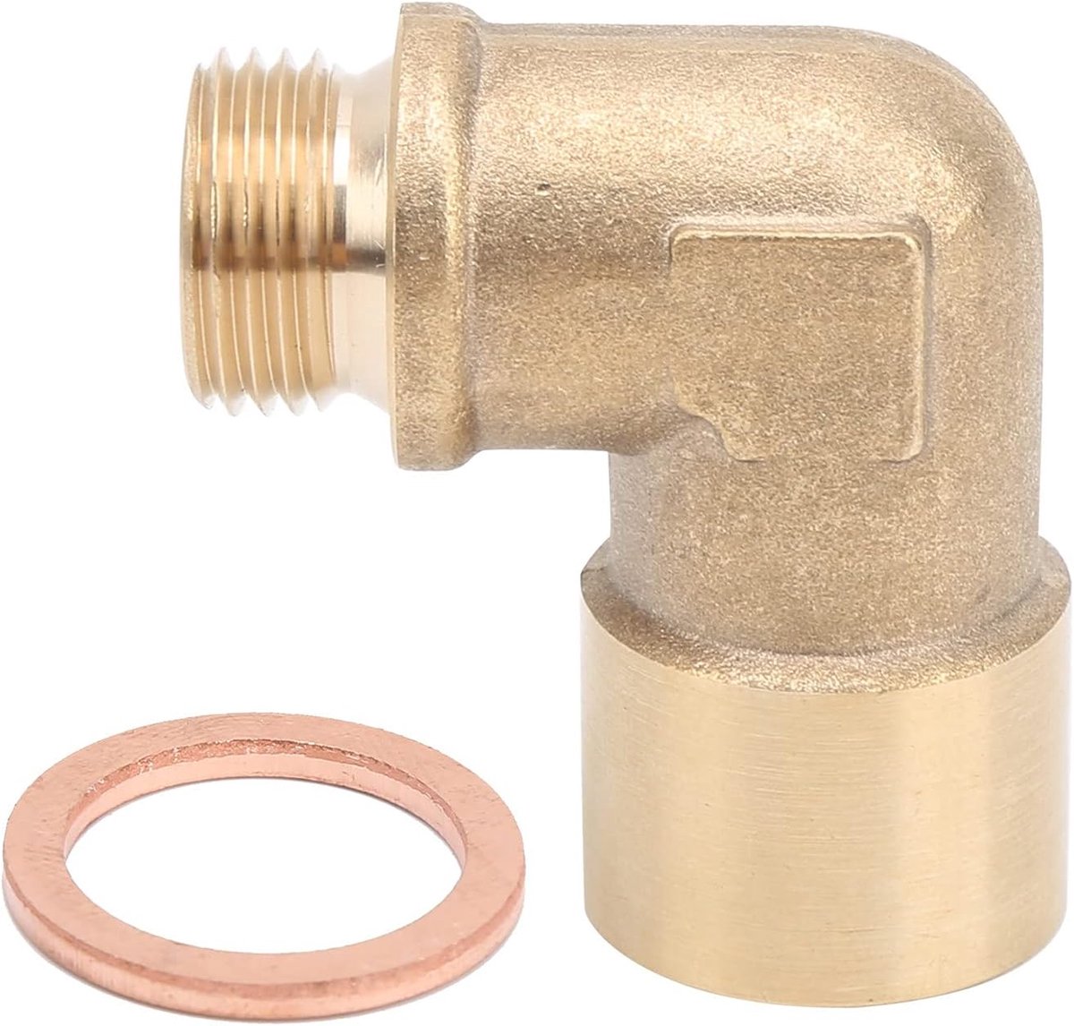 Sensor Extender, 90 Graden M18x1.5 Zuurstof Sensor Extender Messing Extension Spacer Adapter Auto Accessoire