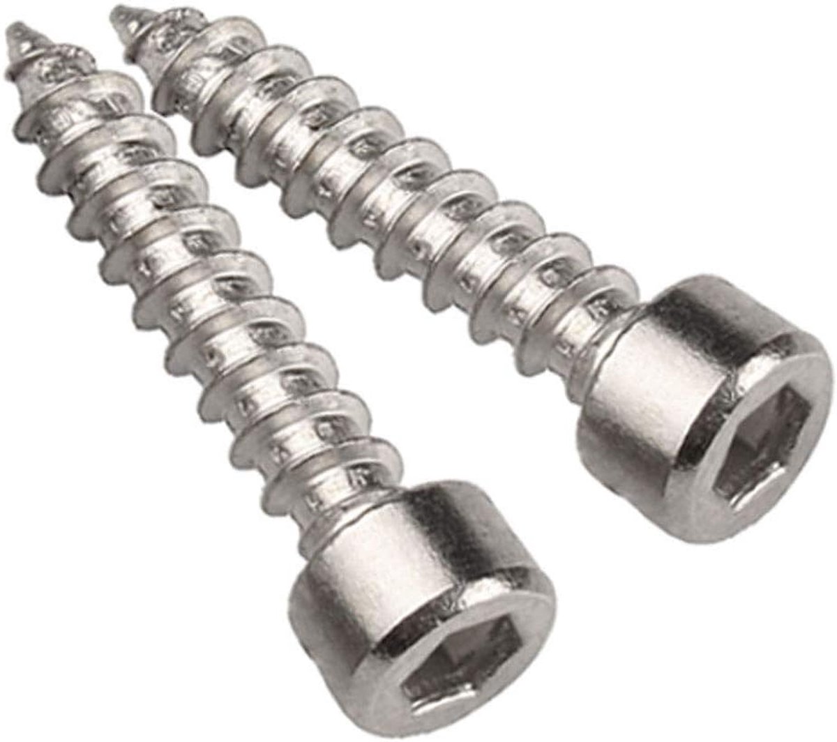 Bevestigingsmiddelen Nagels Inbusschroeven - 304 Roestvrij Staal Zeskant Kop Zelftappende Schroeven Metrisch Draad Machineschroef M4 M5 M6