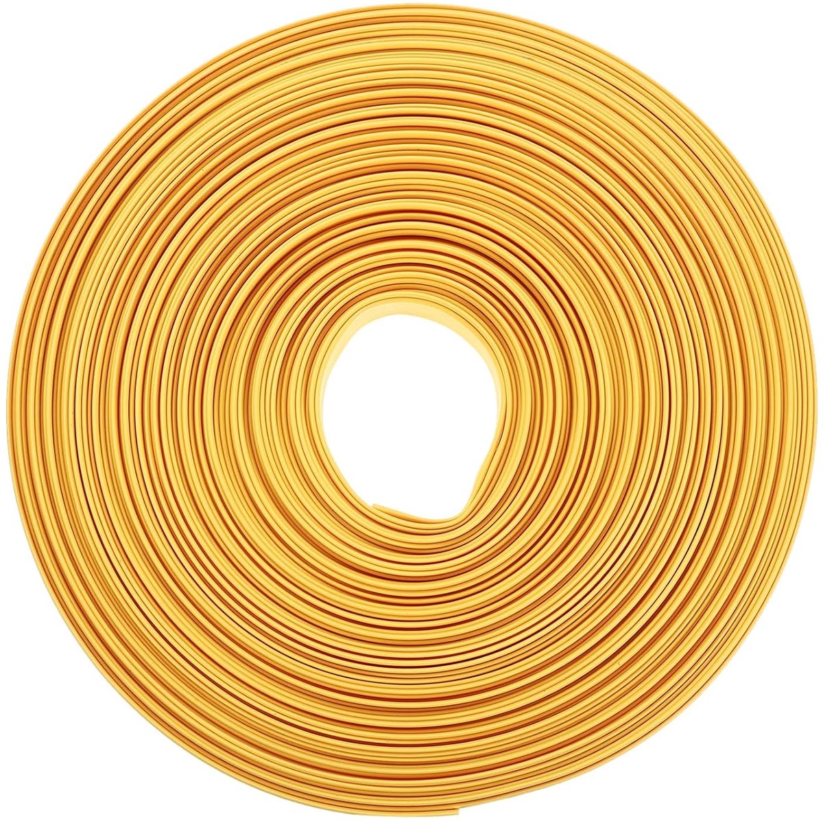 Krimpkous, 20 m lang, 10 mm diameter, 2:1, krimpverhouding, isolatieslang, waterdichte krimpkous, geel, kabelbeschermslang voor isolatie, markering, reparaties