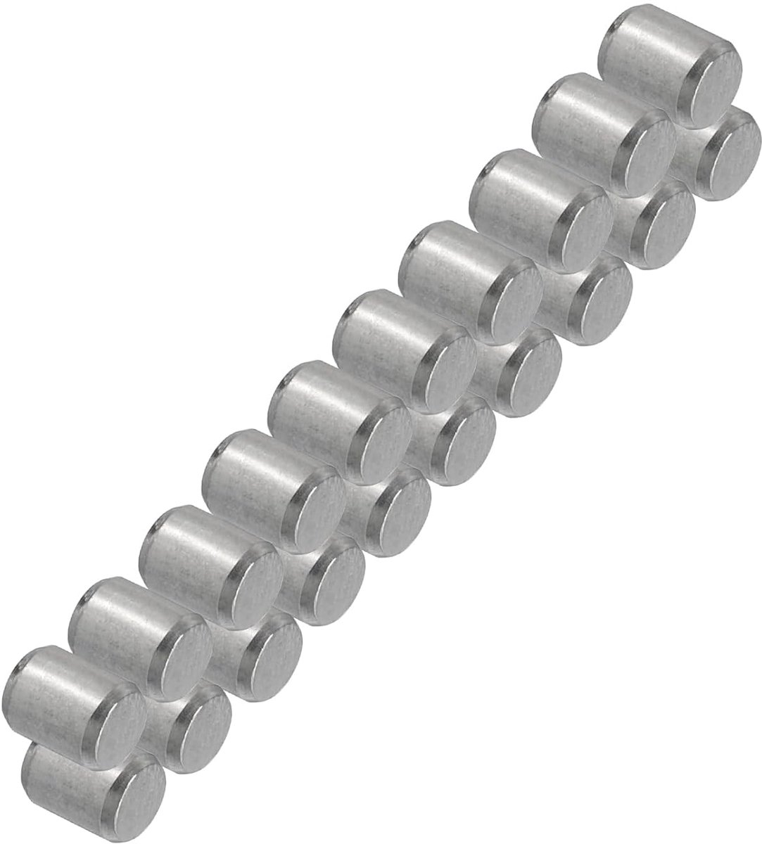 Pluggen van roestvrij staal 304, 6 x 6 mm, 20 stuks, metalen pennen, houder voor planken, bevestiging op stapelbed, hardware voor bevestiging van meubels, component, positie