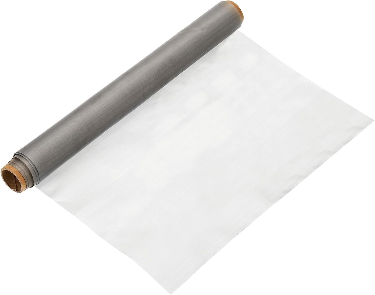 304 roestvrij stalen draadgaas, 250 gaas geweven luchtventilatiefiltergaas, hard en hittebestendig gatvullingsmateriaal voor kooi, tuin, raam 30 x 100 cm (11,8 x 39 inch)