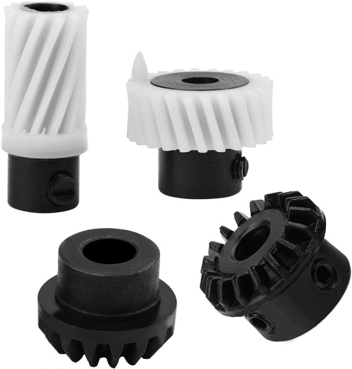 4 stuks universele tandwielkit, aandrijfwiel set voor kunststof naaimachine haken, perfecte passende versnellingsbak kit voor Singer naaimachines