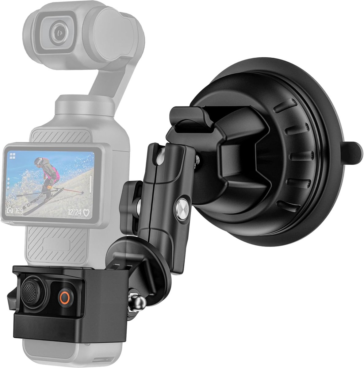 Pocket 4 Zuignap Mount, Auto Mount Voorruit Venster Dash Houder Kit Met Uitbreiding Adapter Voor DJI Osmo Pocket 4&3 Accessoires