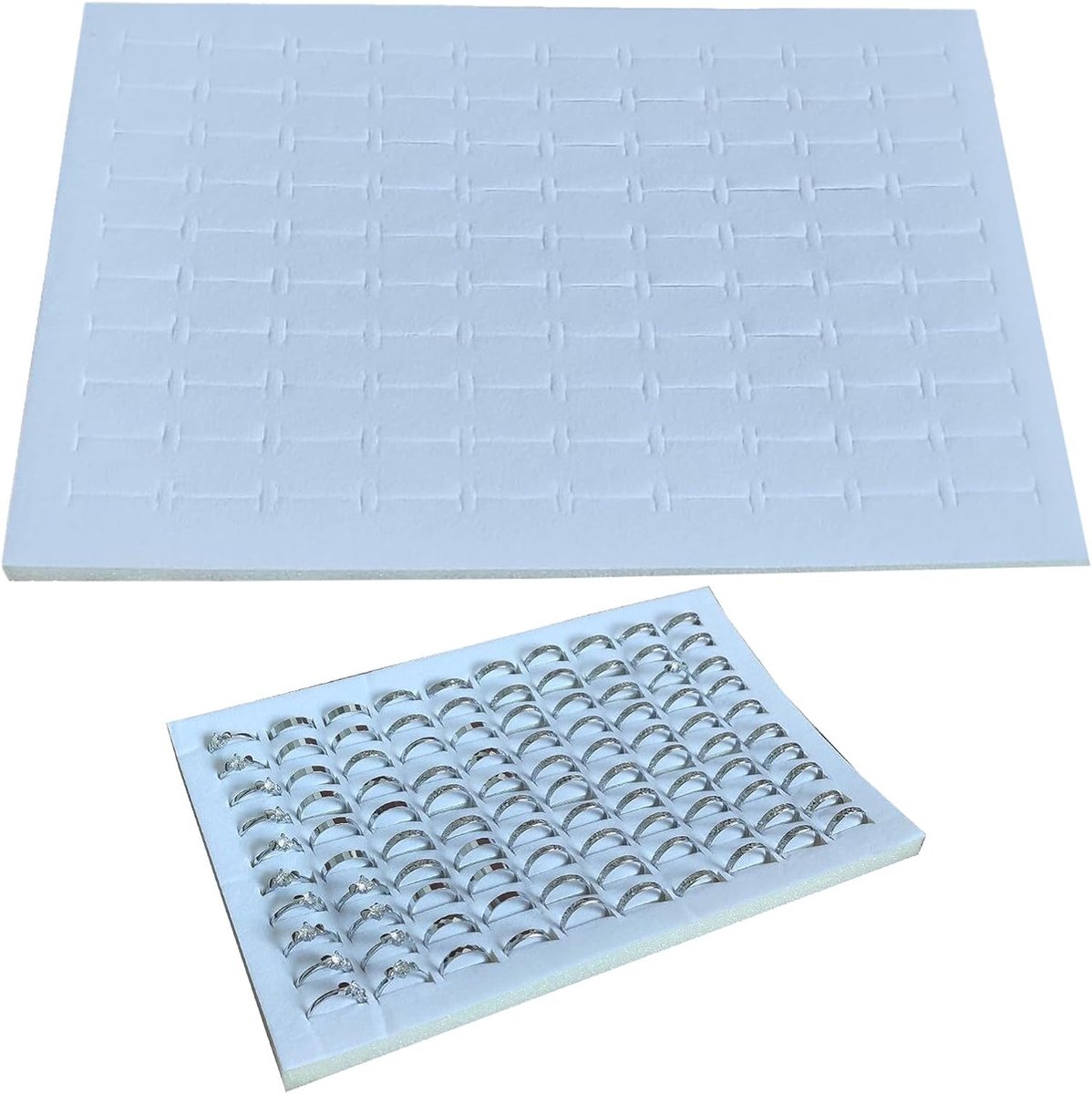 Sieraden Organizer met 100 Compartimenten - Velvet Inleg - Lichtgewicht Opslagsysteem - ShopVlot