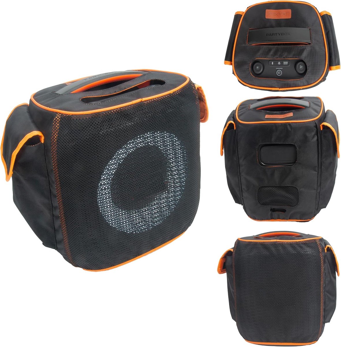 Beschermhoes voor PartyBox Encore Essential 2 - Dubbele laag - Schokbestendig - Bescherming tegen stof en krassen - ShopVlot