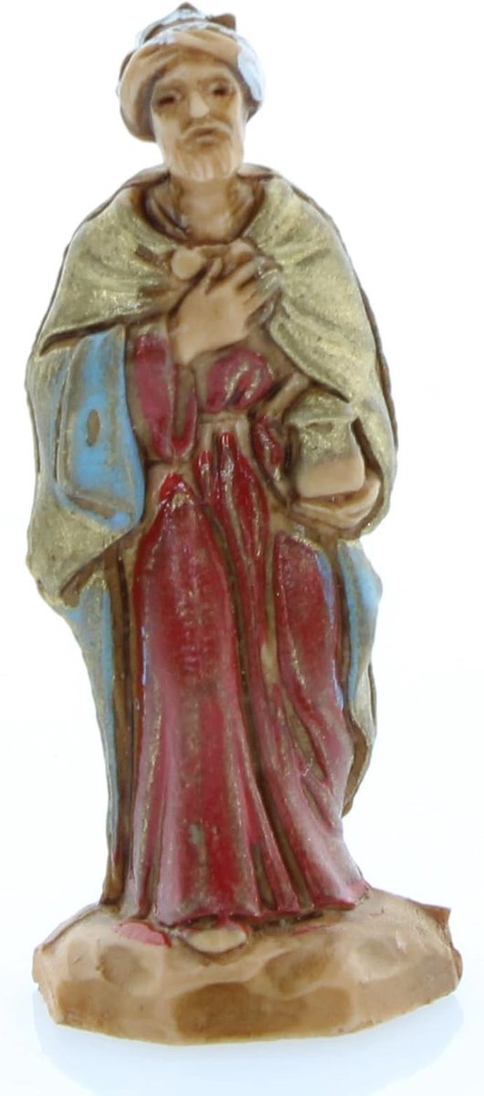Koning Magi figuur 3.5 cm - Multikleur - Decoratief - Perfect voor kerstdecoratie - ShopVlot