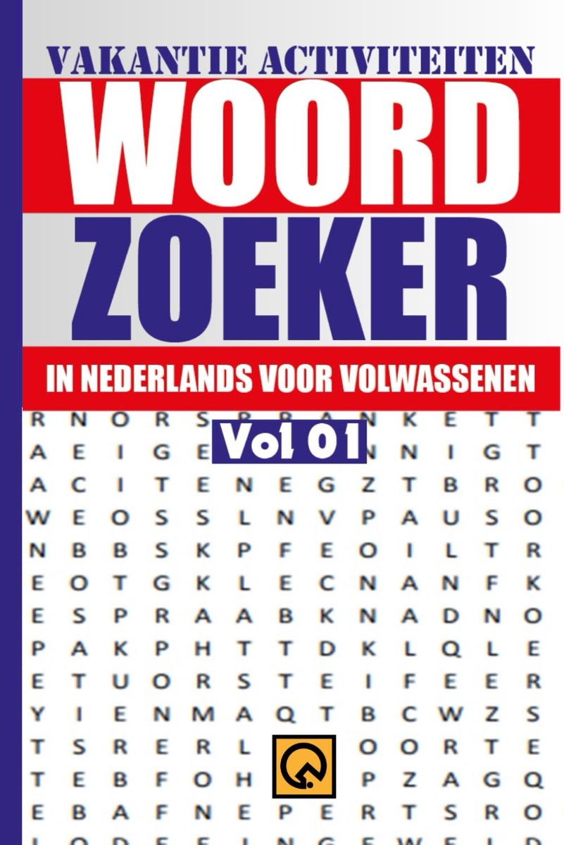 Woordzoeker volwassenen vakantie - 200 zoekwoorden - voor ontspanning en uitdaging - ShopVlot