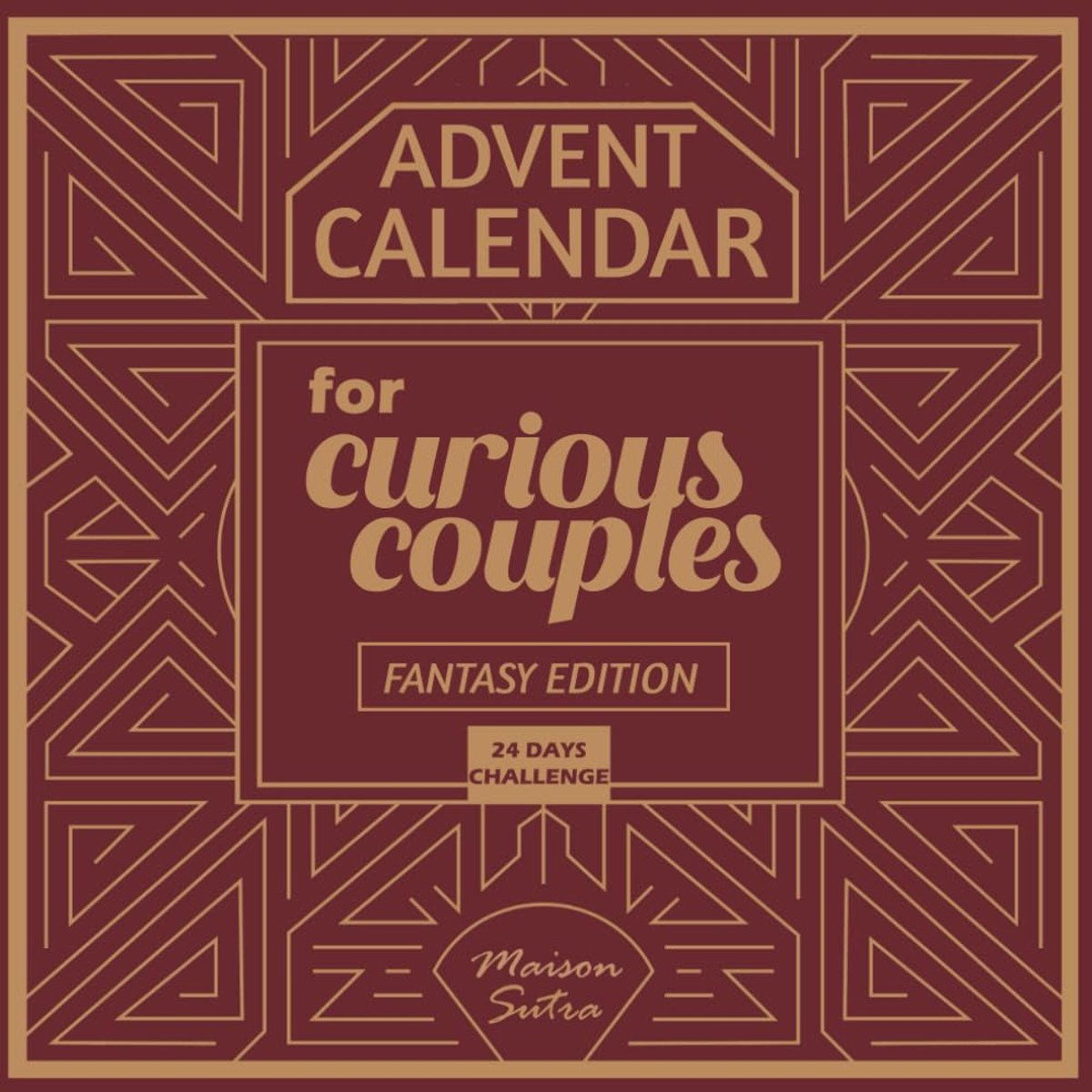 SnelShoppen - Adventskalender voor Stellen: 24 Dagen van Pikante & Erotische Uitdagingen – Fantasie-editie, Perfect voor Romantische Avonden, Groot Fo
