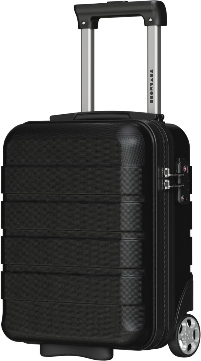 TRVLMORE Handbagagekoffer - 40x30x20 cm - Underseater - 24L - TSA-slot - 2 Wielen - Zwart