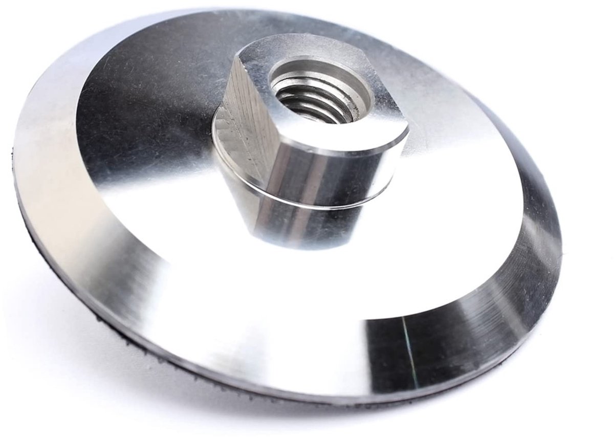 Backing Pad 4 Inch - Aluminium - M14 Gewind - Voor Polijst- en Buffing Pads - ShopVlot