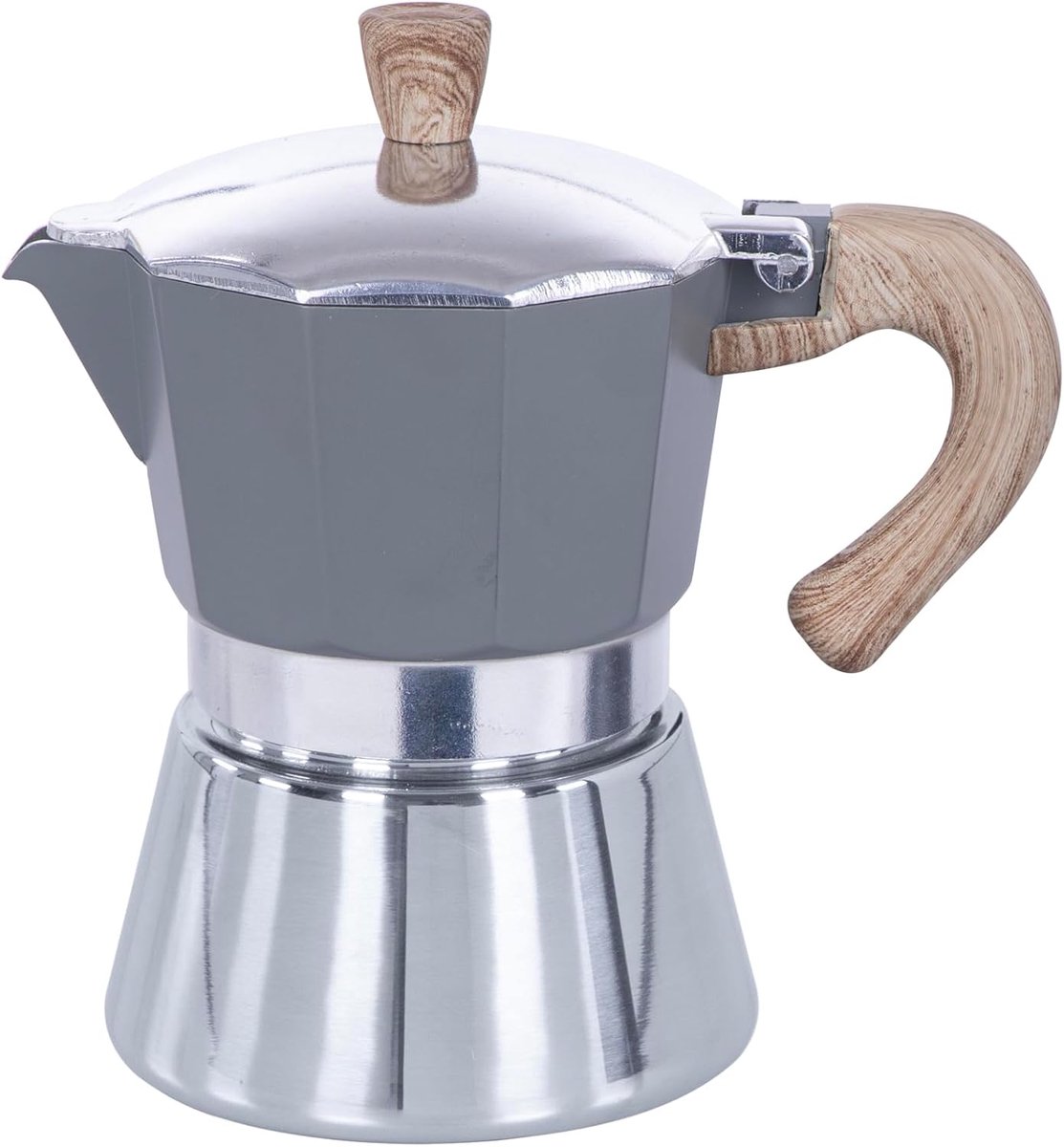 Espressomachine 3 kopjes - inductie geschikt - compact design - geniet van verse koffie - ShopVlot