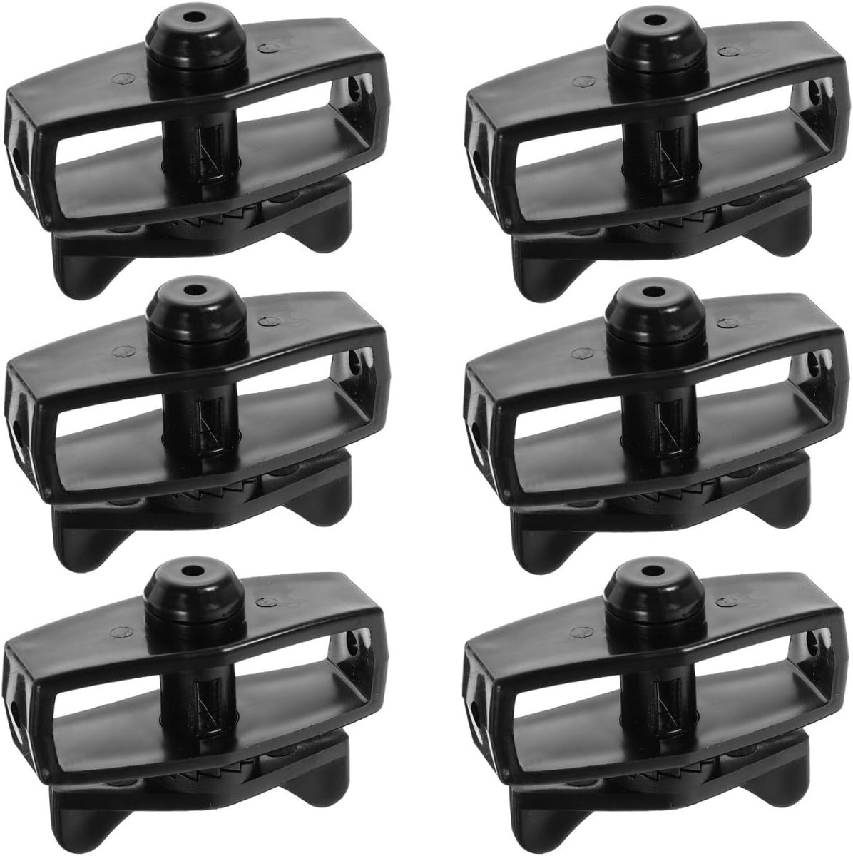 Kabelspanner voor hek - 6 stuks zwart - robuust en draagbaar - ideaal voor tuinonderhoud - ShopVlot