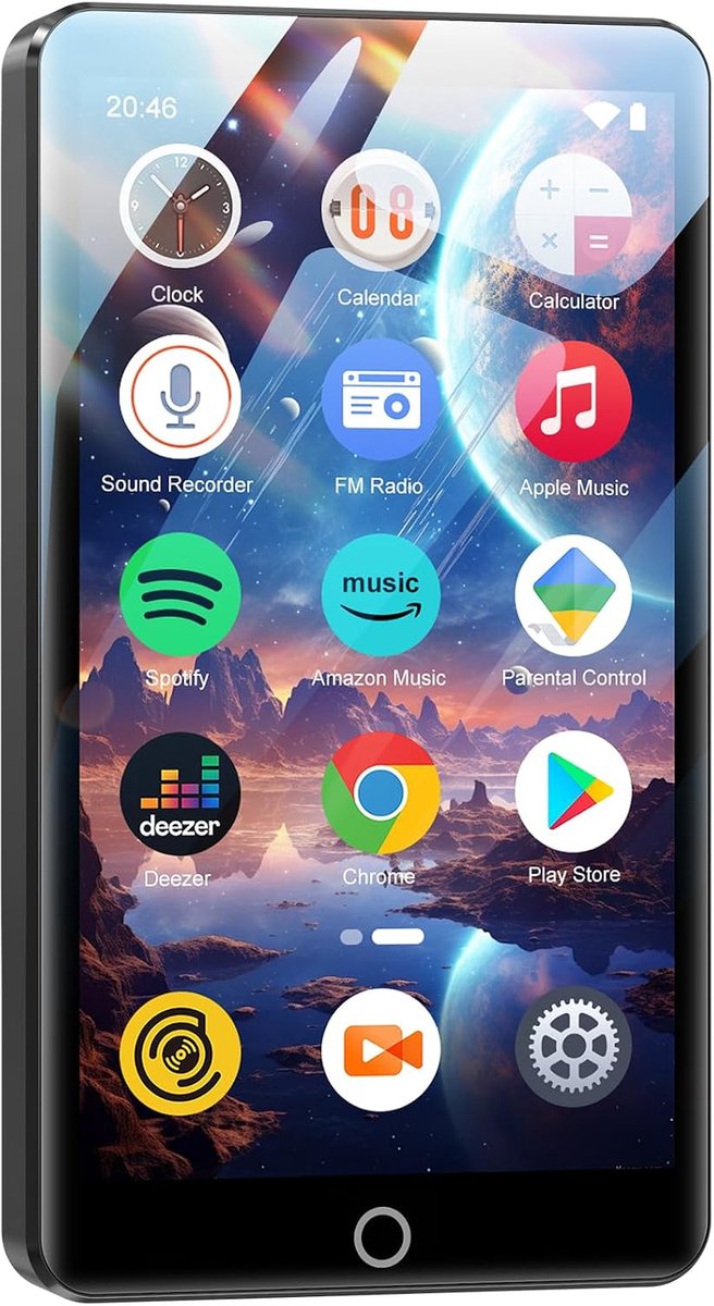 MP3-speler 96 GB - Bluetooth 5.0 - WiFi-verbinding - Ondersteunt Spotify en meer - ShopVlot