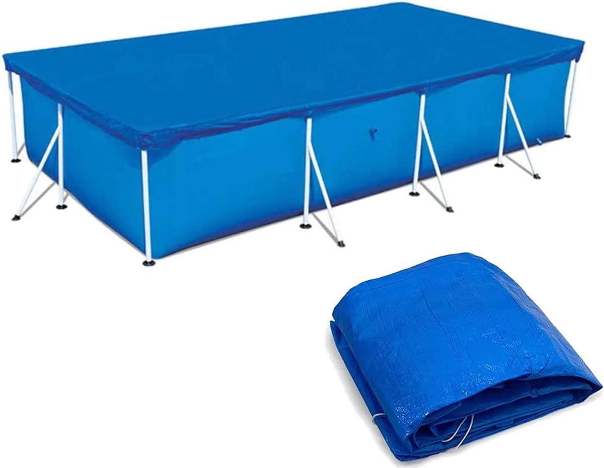 Zwembadafdekking 260x170cm - Waterdicht PE doek - Bescherming tegen vuil - Vermijdt verdamping - ShopVlot