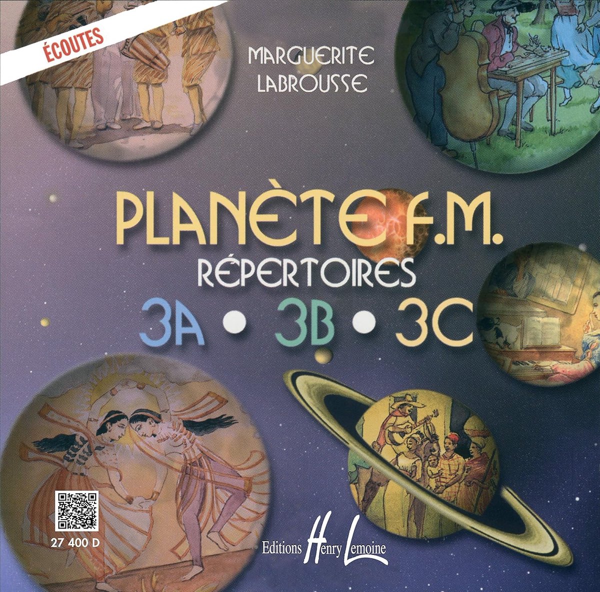 Muziekeducatie - Planète FM Vol.3A - repertoire en theorie - ideaal voor muziekles - ShopVlot