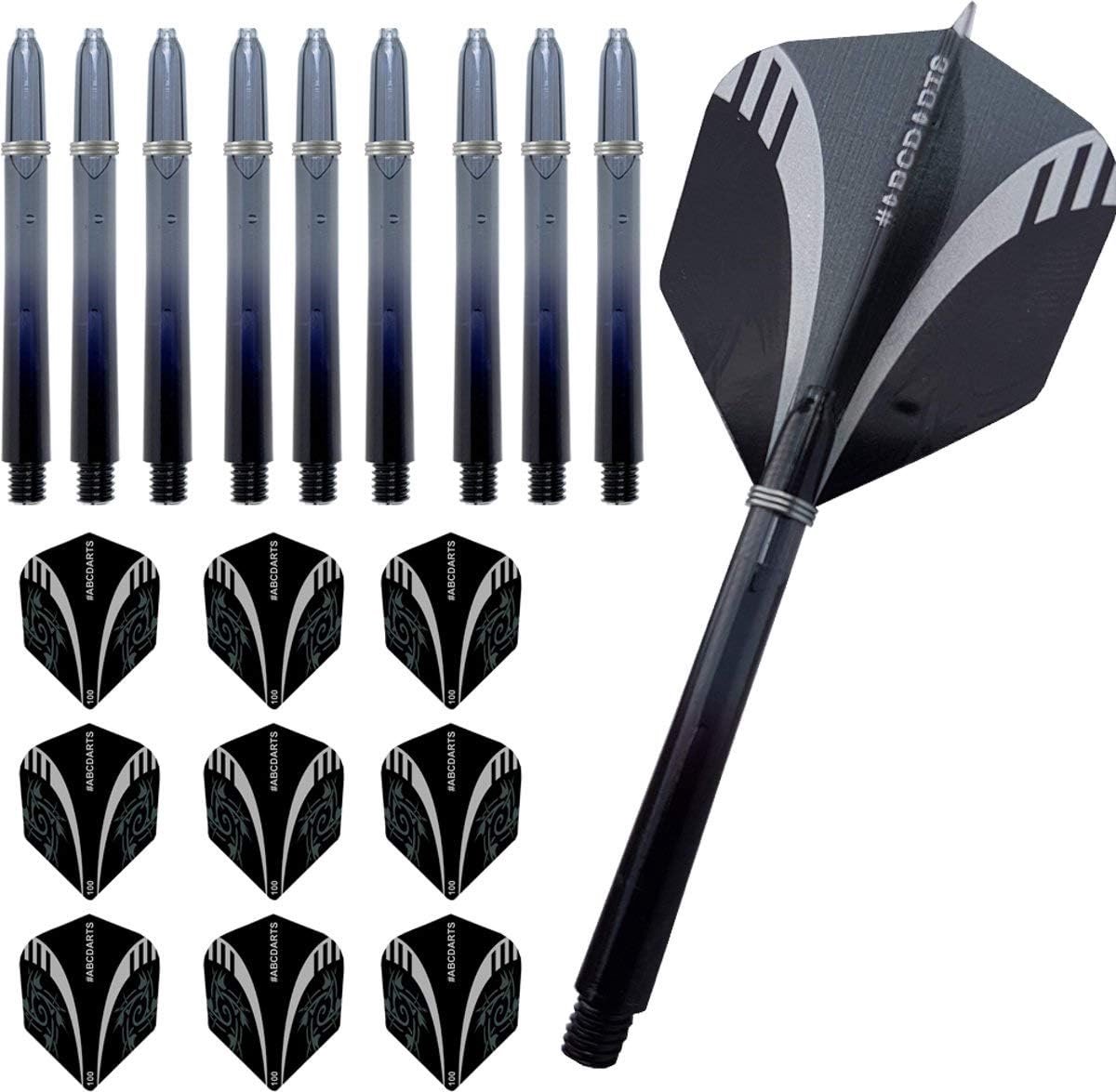 Darts medium - zwart - extra sterk - voor maximale controle - ShopVlot