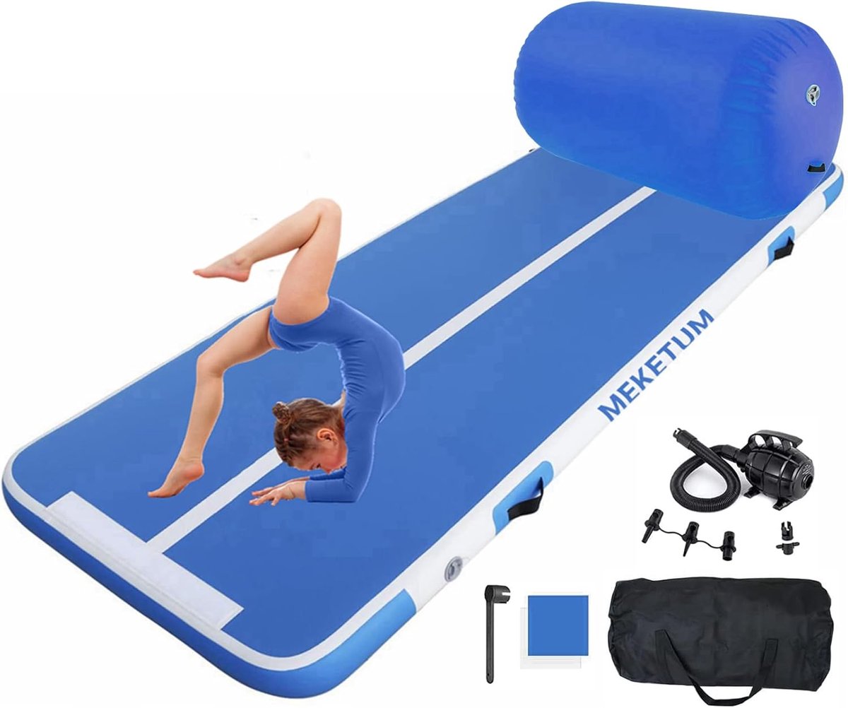 Gymnastiekmat 3 m - Opblaasbare PVC mat - Antislip - Ideaal voor training en yoga - ShopVlot