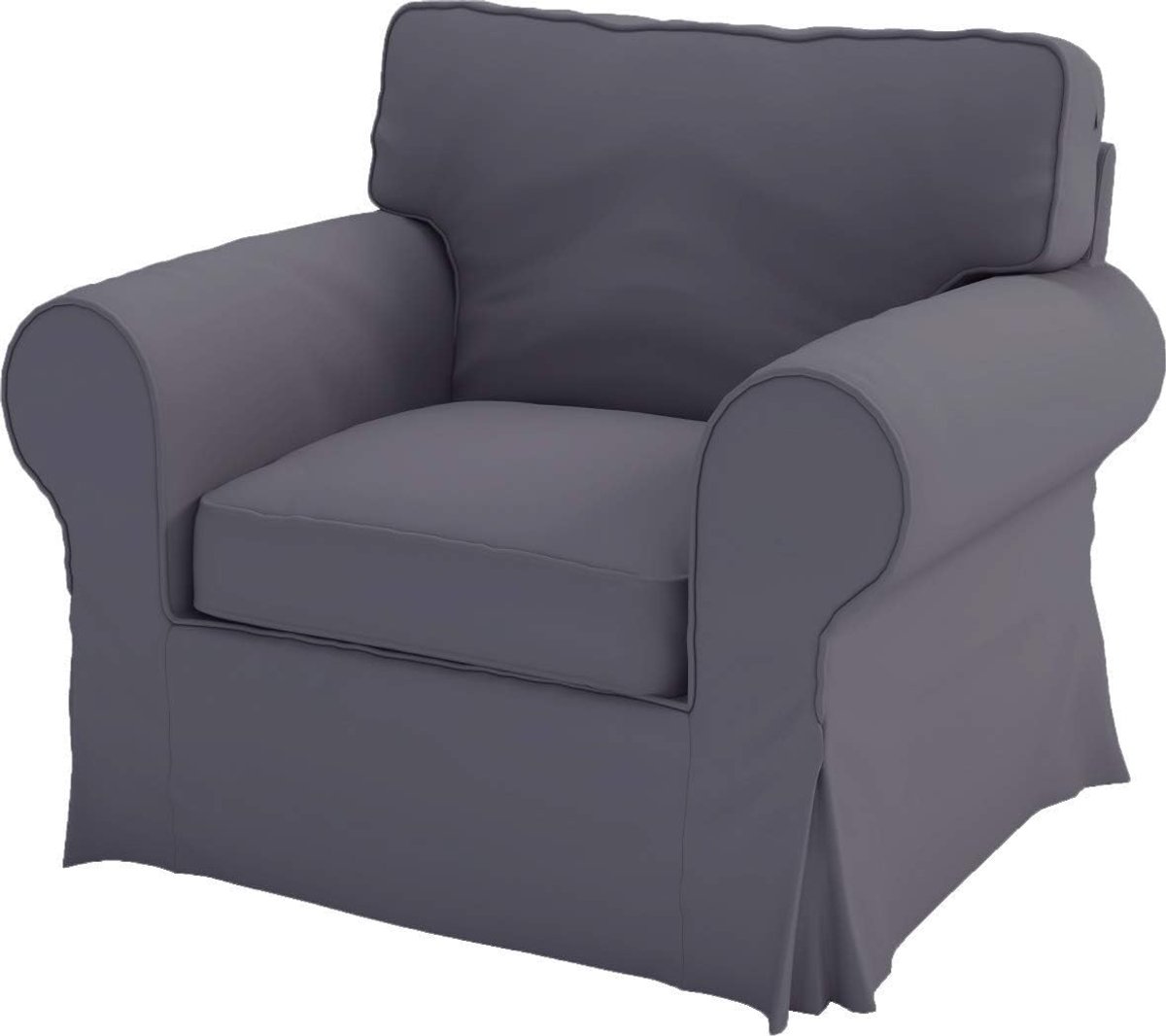 Sofahoes Ektorp - duurzaam - polyester donkergrijs - perfecte pasvorm voor bescherming - ShopVlot