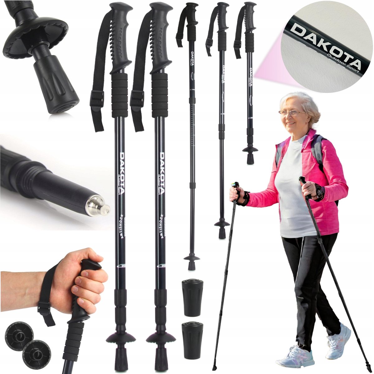 Verstelbare Nordic Walking Stokken - Lichtgewicht & Comfortabel