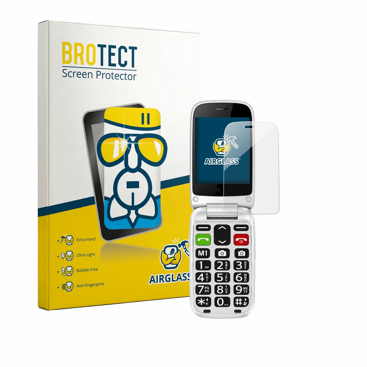 Screenprotector voor true S70 Beschermglas transparant
