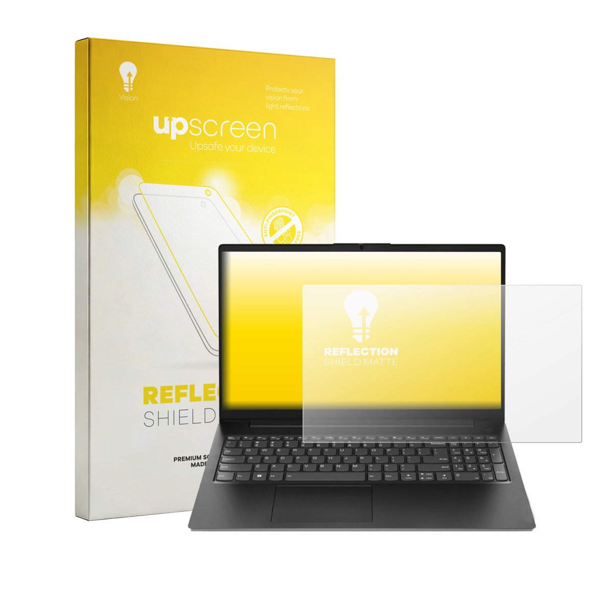 upscreen - Screenprotector voor Lenovo V15 Gen 7 - Folie Beschermfolie anti glare matte