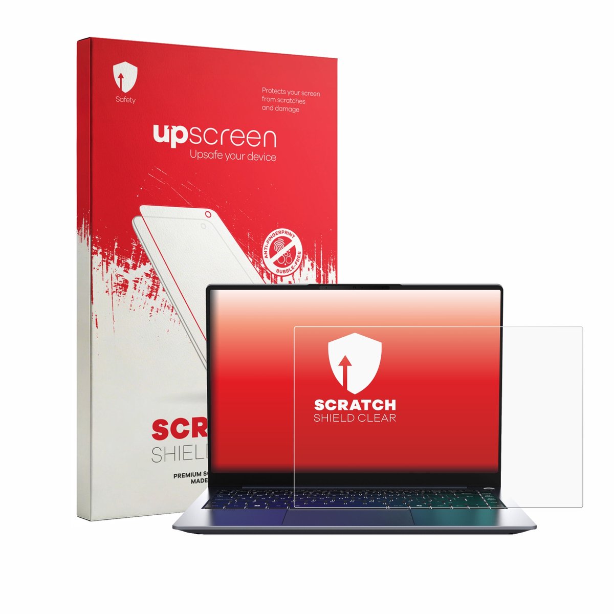 upscreen - Screenprotector voor MEDION SPRCHRGD 14 S2 - Folie Beschermfolie transparant
