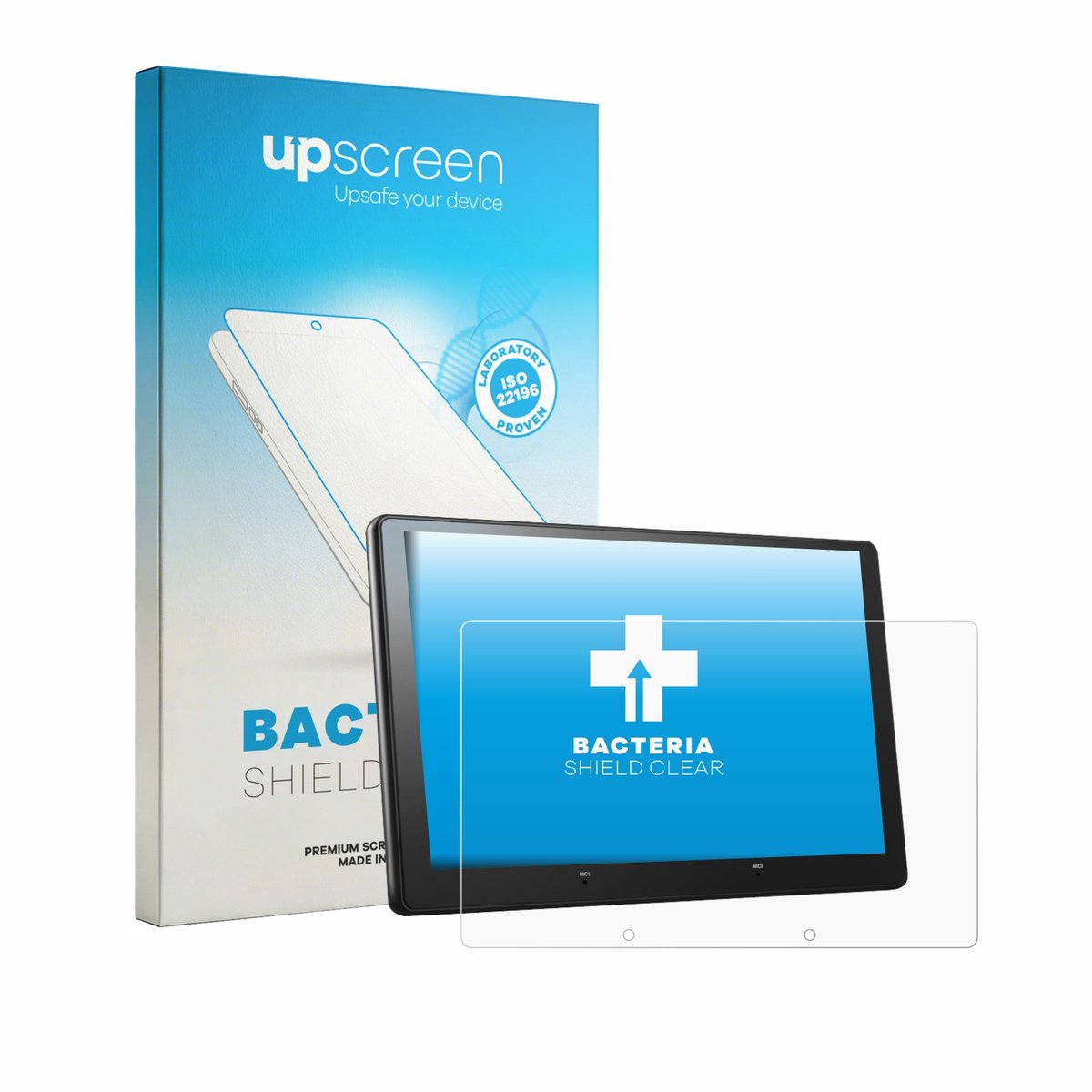 upscreen - Screenprotector voor Atoto A7 10.1" - Folie Beschermfolie transparant antibacterieel