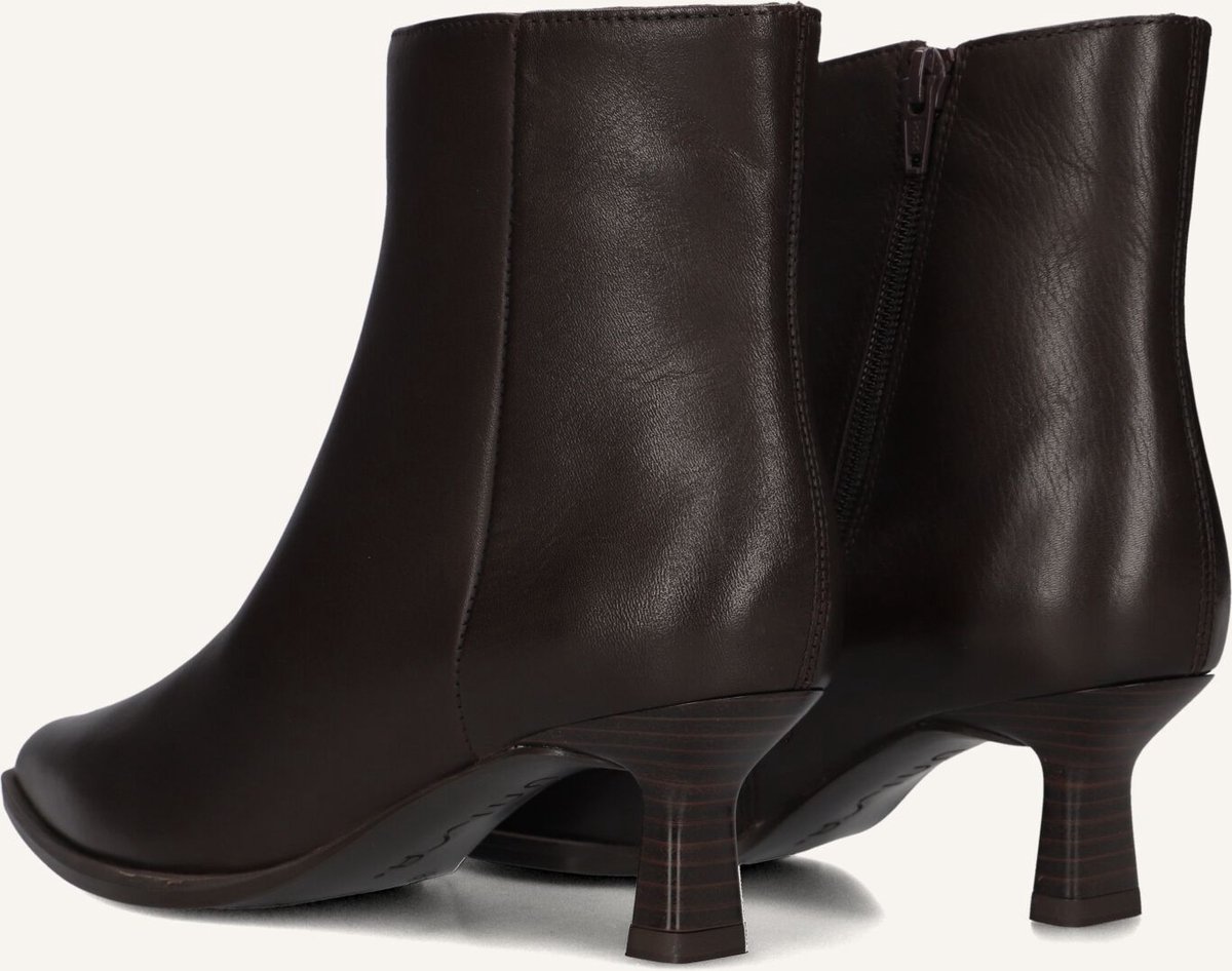 Unisa Lomas Enkellaarsjes - Enkelboots met rits - Dames - Bruin - Maat 36