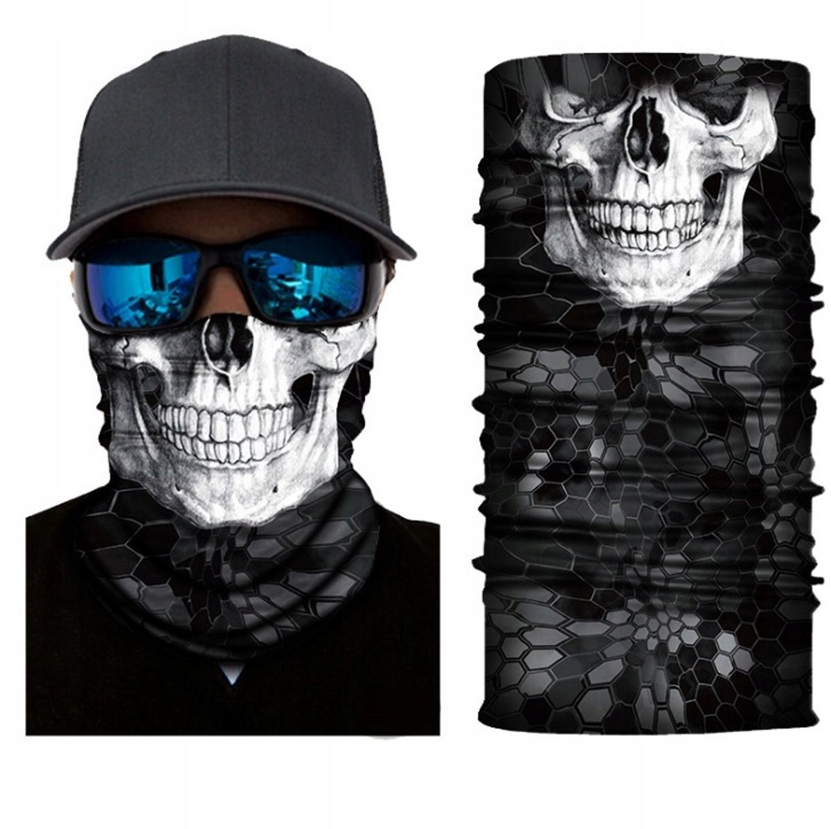 Multifunctionele Schedel Bandana Sjaal - Geschikt & Sneldrogend