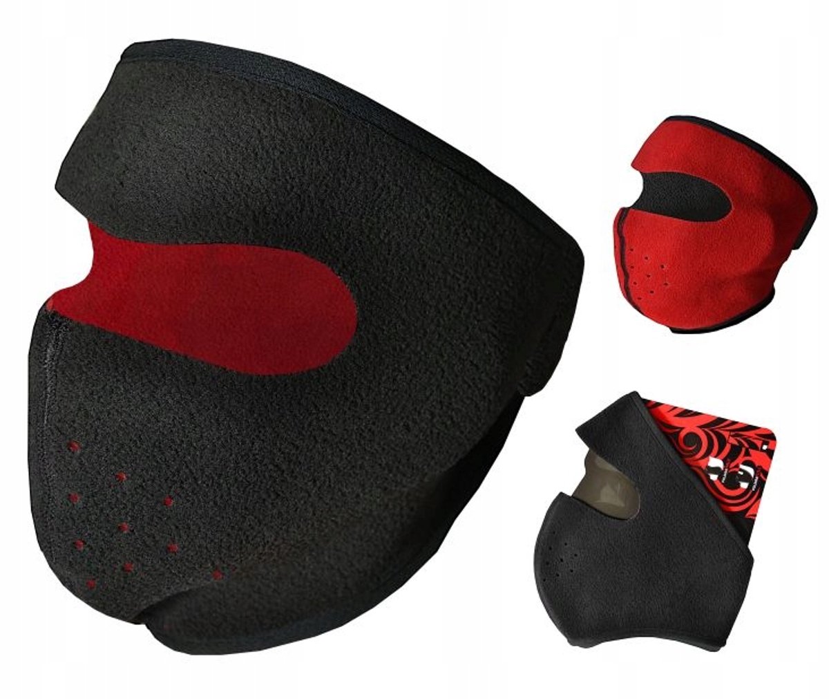 BAT Sport Dubbelzijdig Thermo-actief Masker met Klittenband