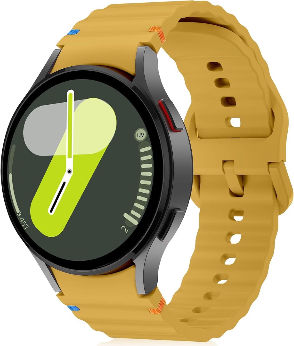 Siliconen Horlogeband 20mm - Geel Modern - Compatibel met Samsung Galaxy Watch - Comfortabel en stijlvol - ShopVlot