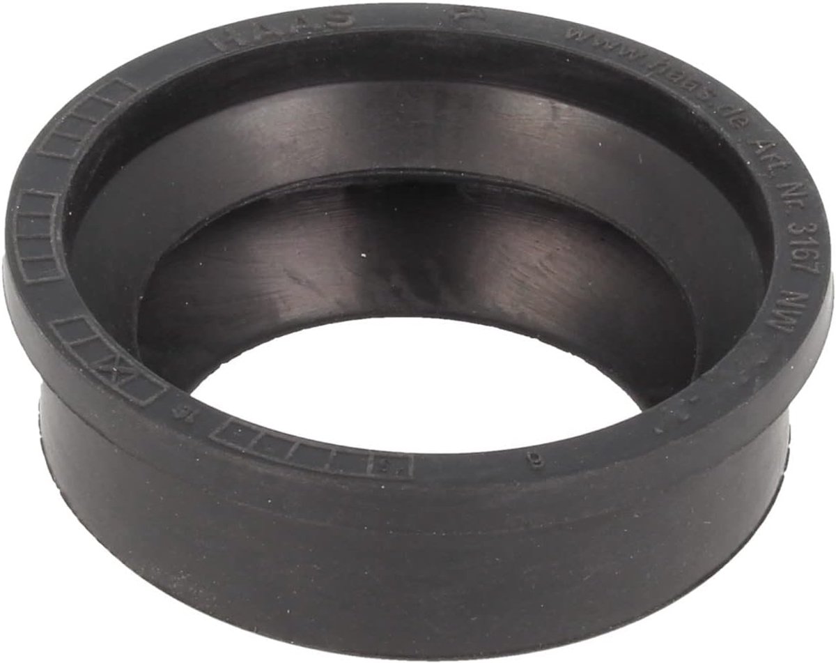 Siphon rubber cuff 60mm - zwart rubber - voor afvoerbuizen - betrouwbare aansluiting - ShopVlot
