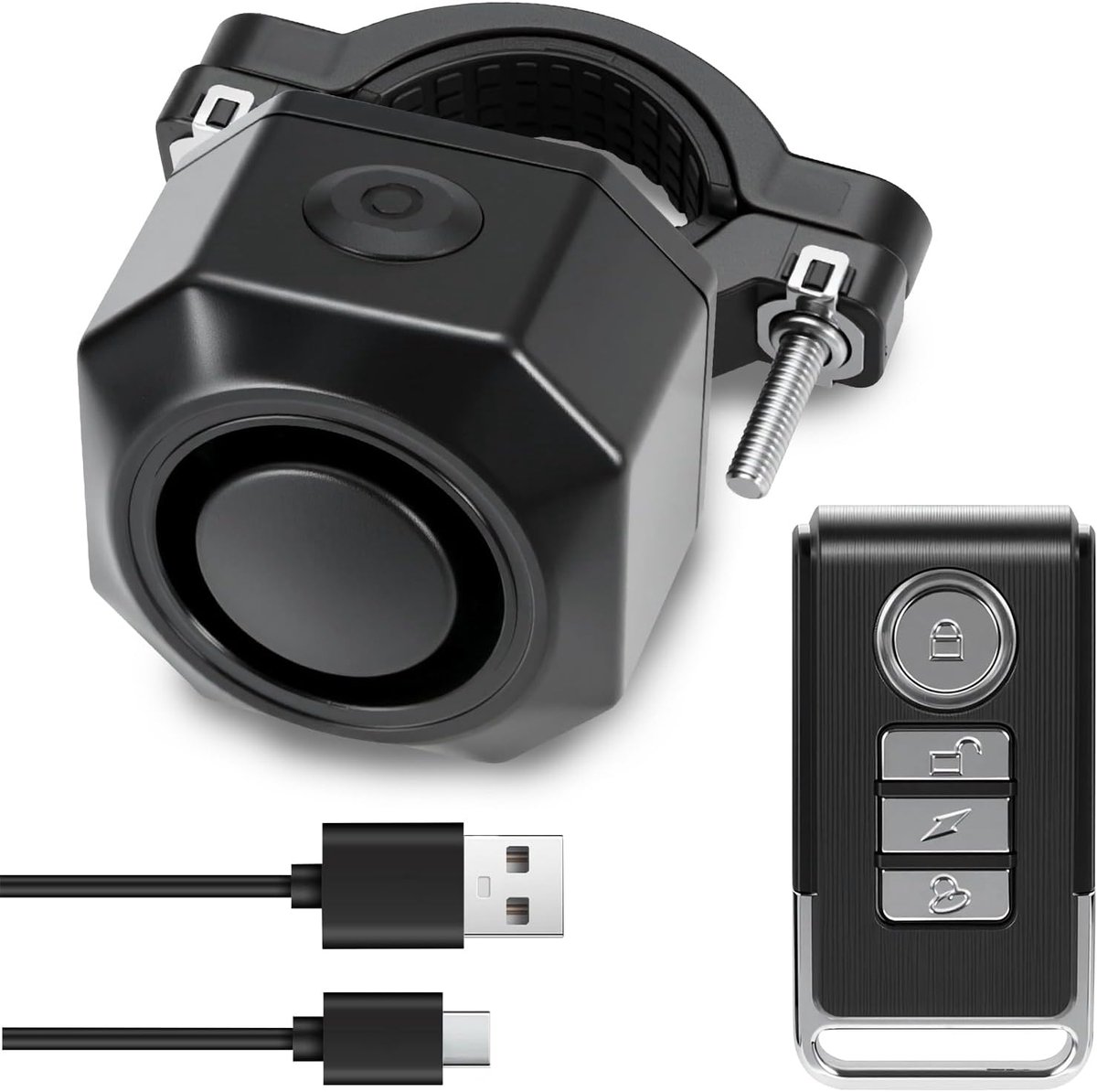 Fiets Scooter Diefstal Alarm - Draadloos Vibration Alarm - Sirene met Afstandsbediening - ShopVlot