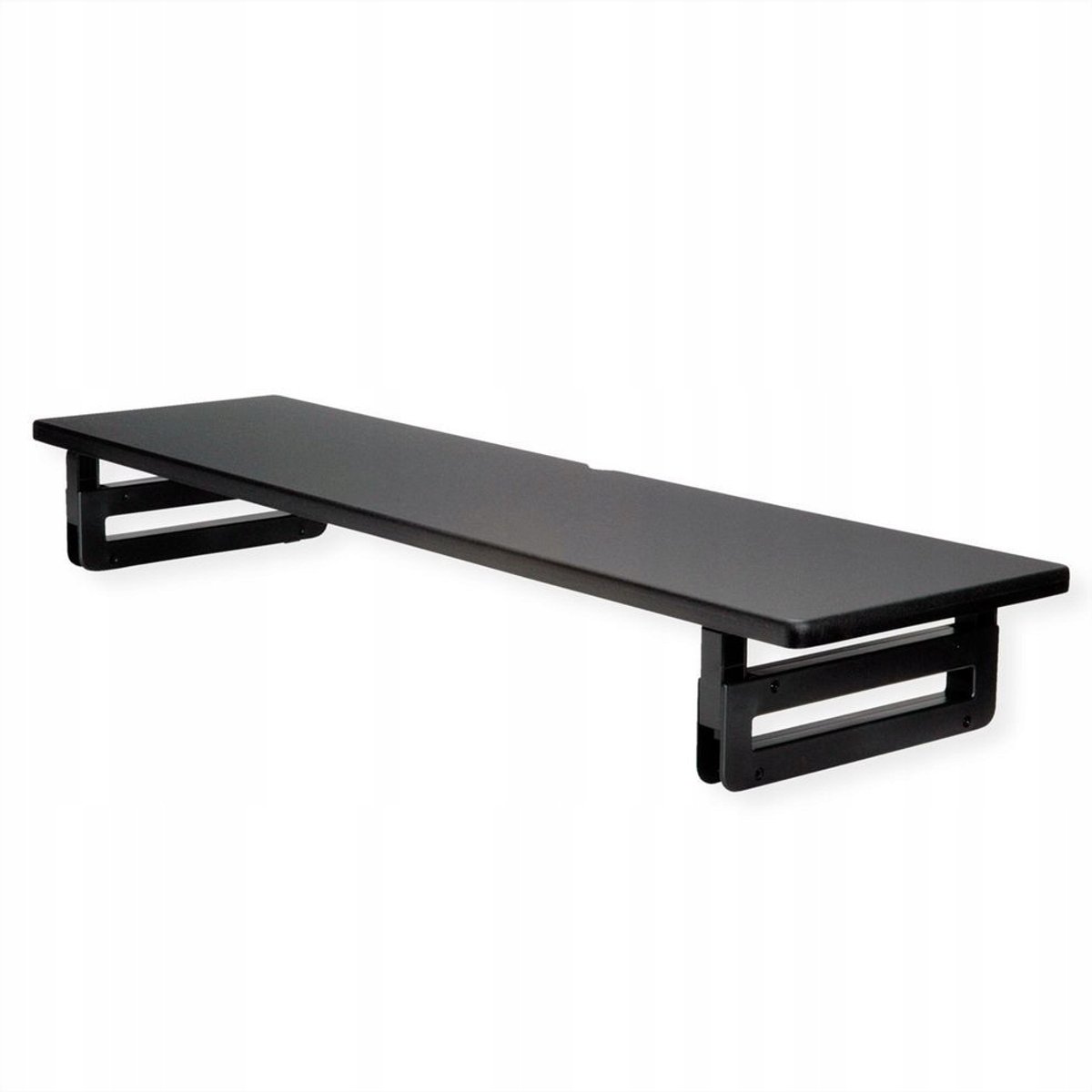 Monitor- en laptopstandaard met hoogteverstelling, 20 kg, zwart