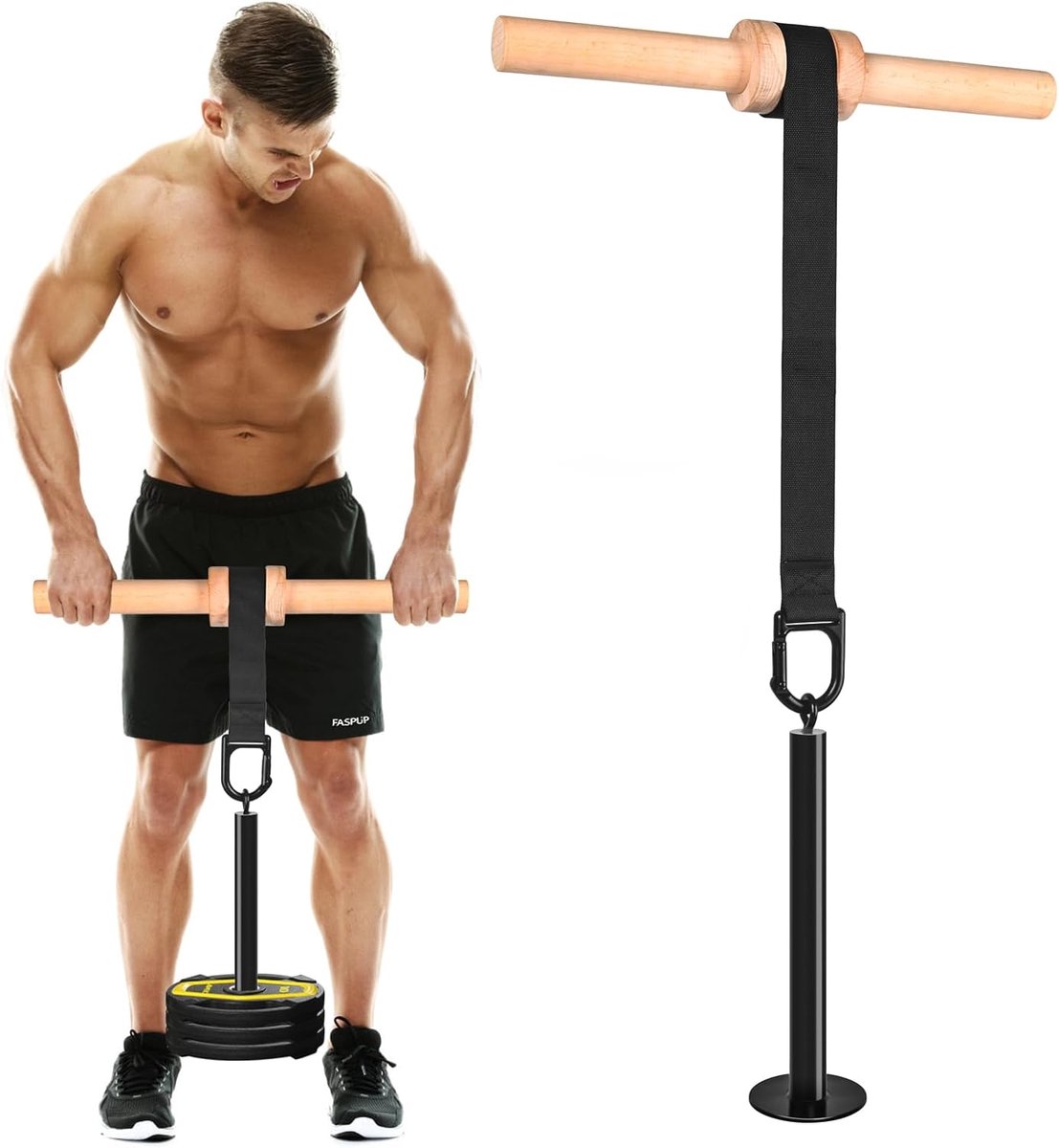 Onderarmtrainer - anti-slip handgreep - stevig staal - versterkt grip en kracht - ShopVlot