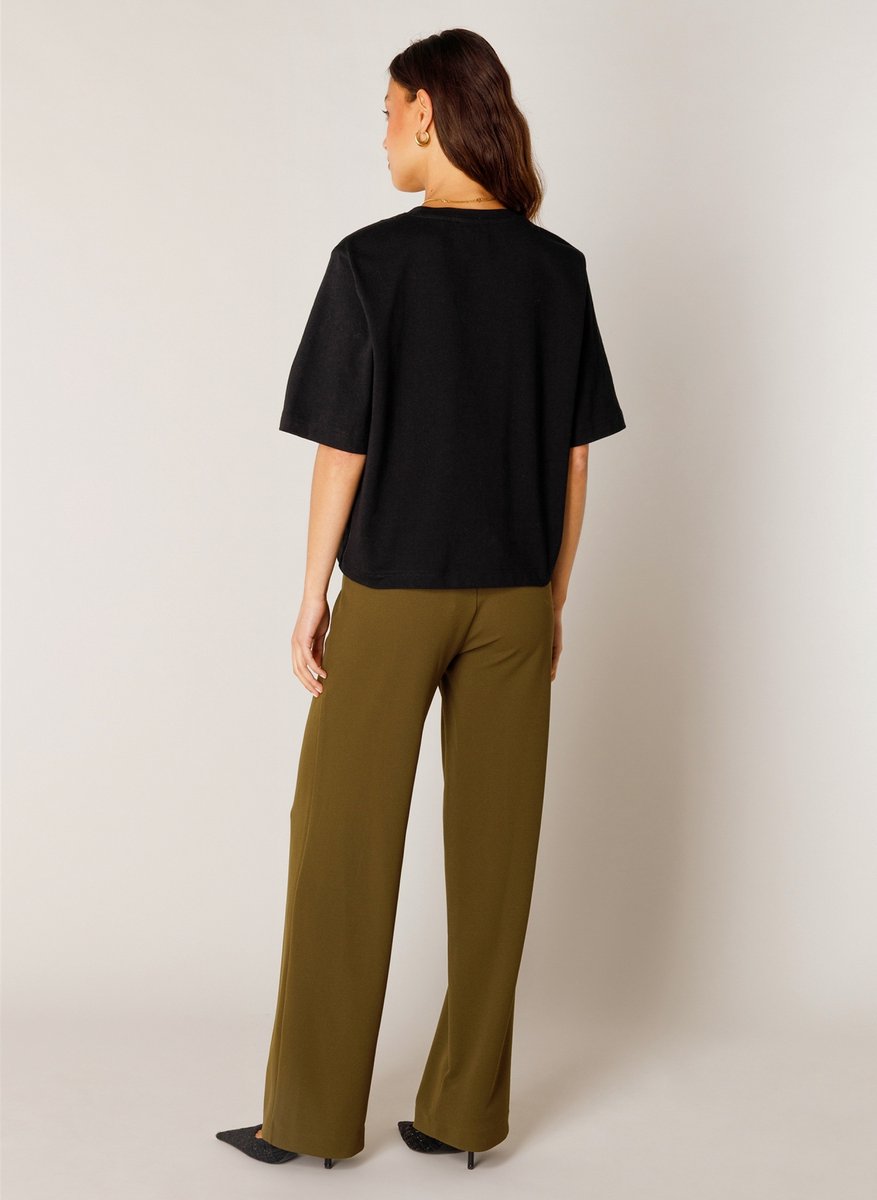 BASE LEVEL Noa Jersey Shirts - Black - maat 40