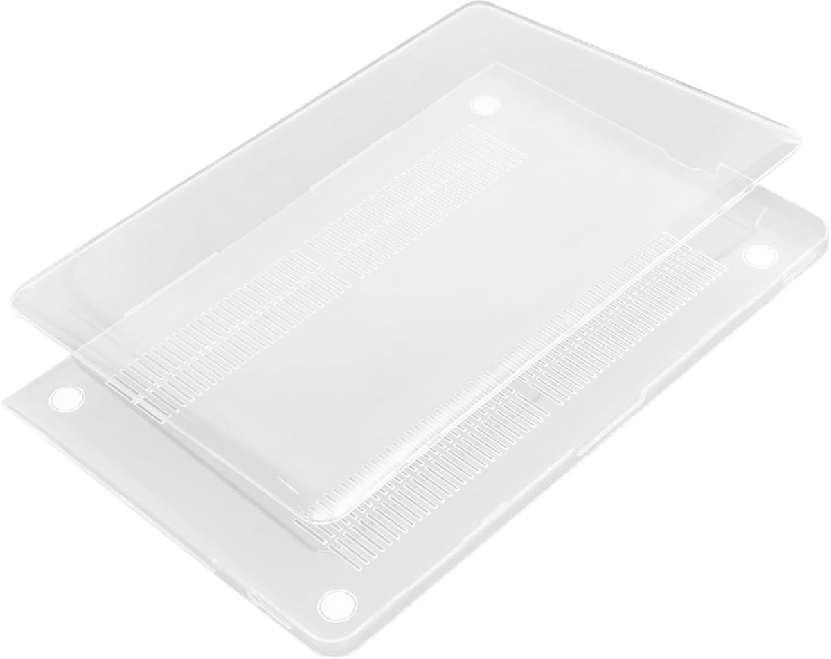 Laptophoes 15,4 inch - transparant - licht ontwerp - krasbestendig gebruik - ShopVlot