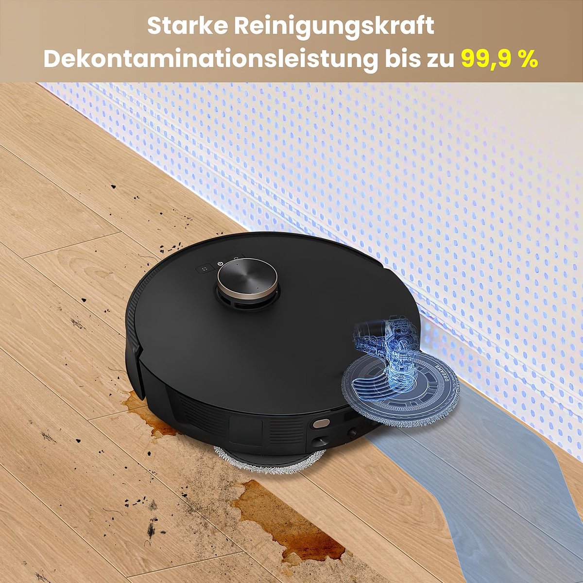 Doekjes voor Dreame L10s Ultra Gen 3/Gen 2 - Microvezel - Effectieve reiniging - Geschikt voor hardere vloeren - ShopVlot